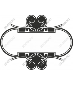 Elegant vintage frame