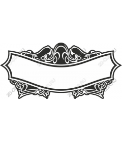 Vintage decorative frame