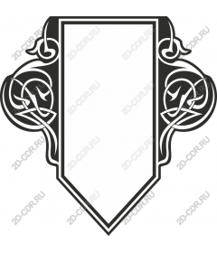  Decorative frame-shield