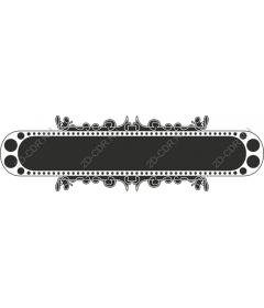  Elegant decorative frame