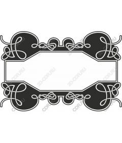 Elegant decorative frame