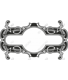 Elegant decorative frame