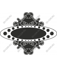  Decorative vintage frame