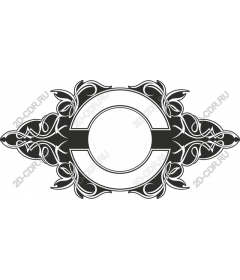 Elegant decorative frame
