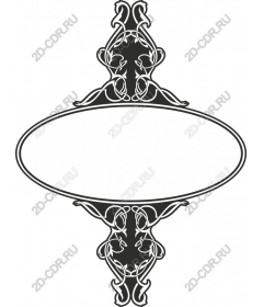 Vintage ornamental banner