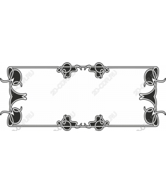 Vintage decorative frame