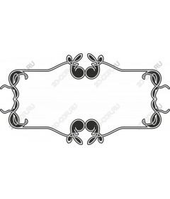  Elegant decorative frame