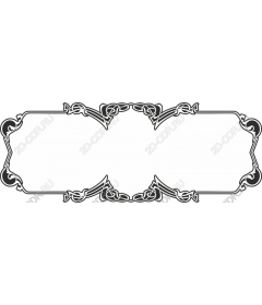 Vintage decorative frame