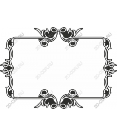 Elegant decorative frame