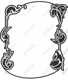  Elegant floral frame