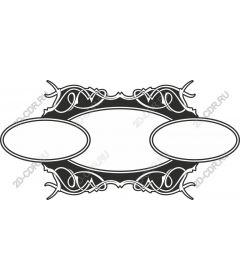 Vintage decorative frame