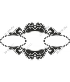 Elegant decorative frame