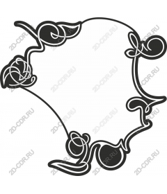  Elegant vine and leaf