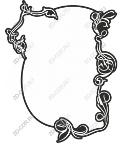  Elegant floral frame