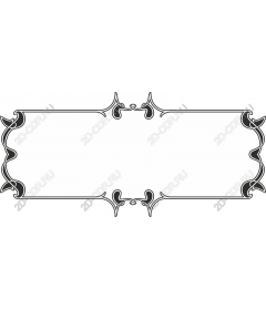 Vintage decorative frame