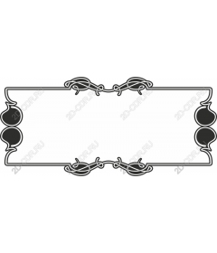  Elegant decorative frame