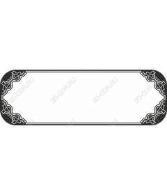 Elegant decorative frame