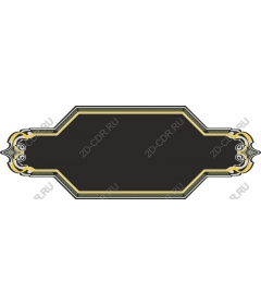 Elegant octagonal decorative frame