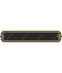  Elegant decorative gold border
