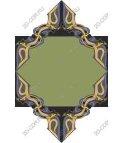  Decorative vintage frame