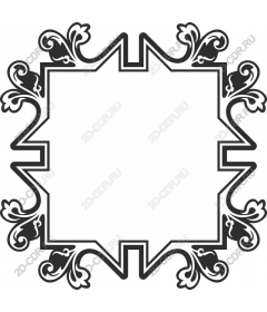 Elegant floral frame