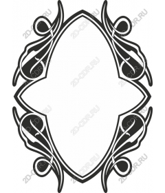 Elegant decorative frame