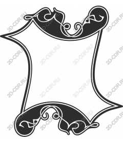 Elegant decorative frame