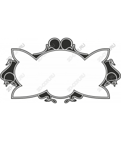  Elegant frame in vintage style