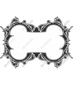  Elegant vintage decorative frame