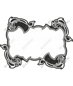  Decorative vintage frame