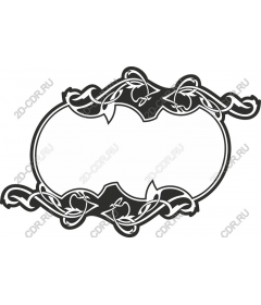 Vintage decorative frame