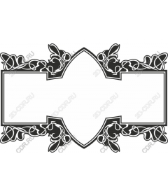  Elegant floral frame