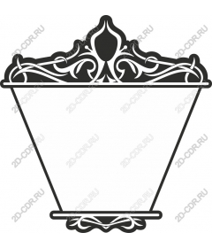 Unusual decorative frame