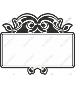 Elegant decorative frame