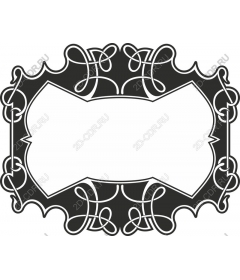 Exquisite vintage frame