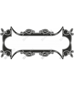 Vintage decorative frame