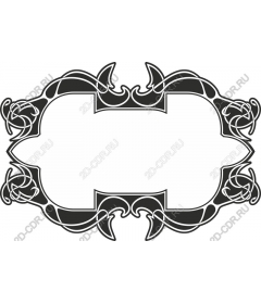Intricate decorative frame