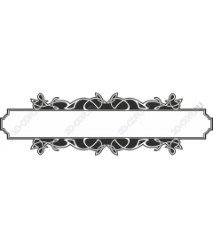 Vintage elegant frame