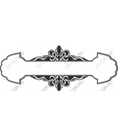 Vintage decorative frame