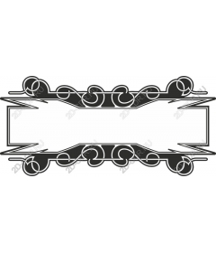 Vintage decorative frame