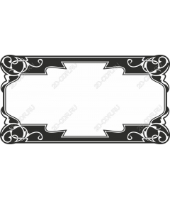  Винтажная элегантная рамка