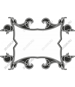  Decorative vintage frame