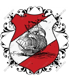 Heraldic ship