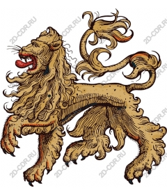 Majestic lion Vintage