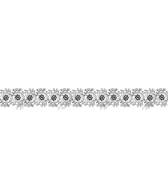  Elegant floral border