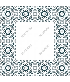  Elegant floral frame