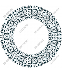 Floral mandala