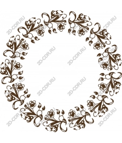  Elegant floral round