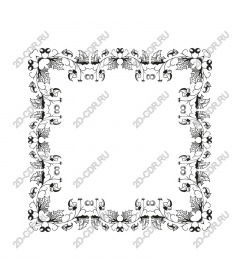  Elegant floral frame