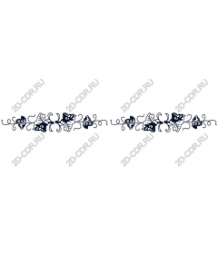  Elegant floral vine